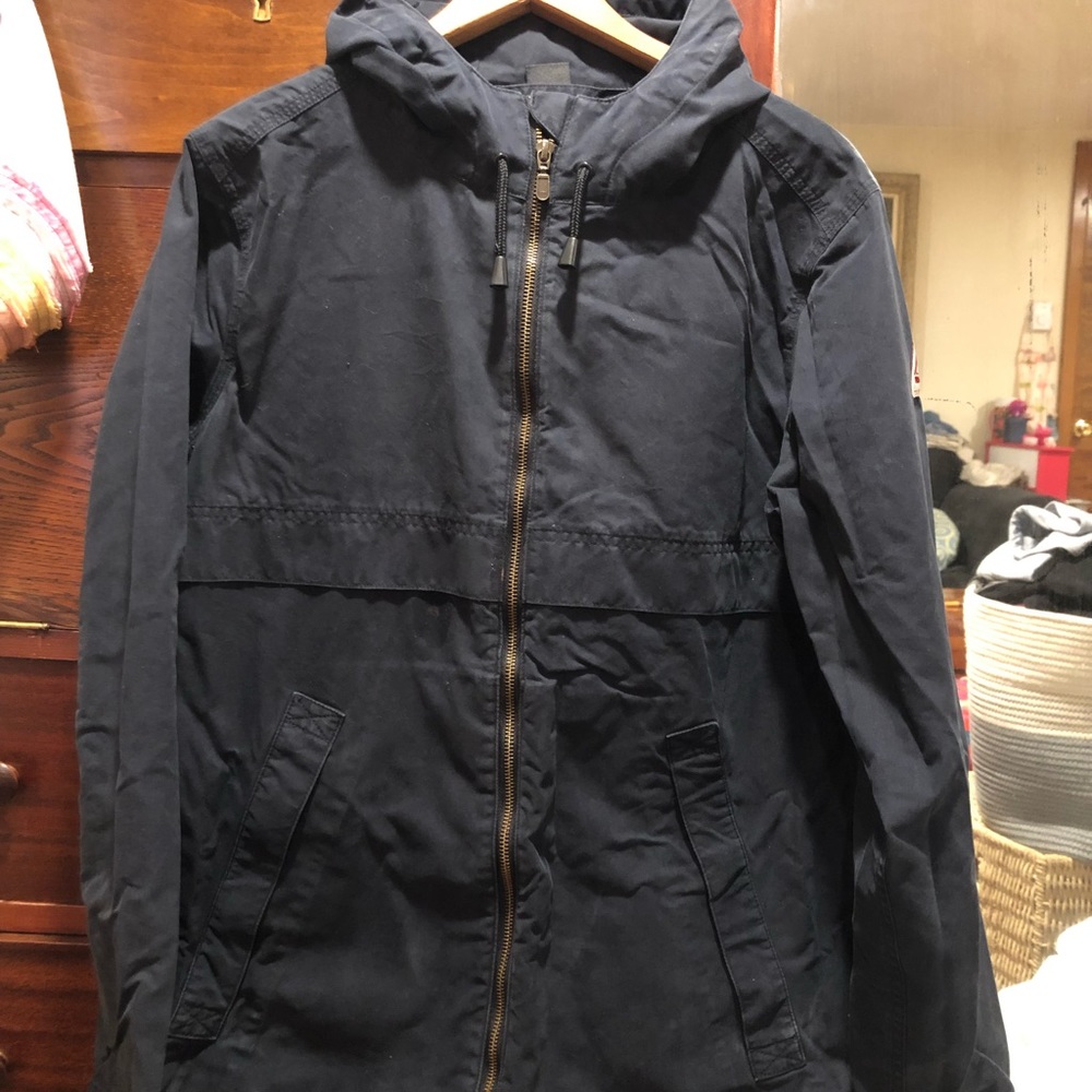 Navy blue khaki style coat